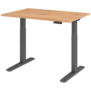 4032062188835 - Schreibtisch VXMKA12 R G elektrisch höhenverstellbar 70-120cm (H) 120x80cm (BxT) asteiche graphit 4032062188835 Hammerbach 4032062188835 - Schreibtisch VXMKA12 R G elektrisch höhenverstellbar 70-120cm (H) 120x80cm (BxT) asteiche graphit 4032062188835 Hammerbach