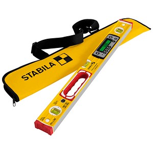 TECH 196 DL 19829 Digitale Wasserwaage mit Rutschstopper inkl Tasche 61 cm 05 mm m