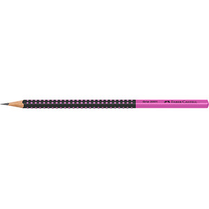 FABER-CASTELL 2001 Bleistift HB schwarz/pink, 1 St.