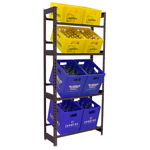 8425437129698 - Getränkekistenregal SIMONBOTTLE 4 8425437129698 anthrazit 800 x 300 x 2000 cm 8425437129698 Simonrack 8425437129698 - Getränkekistenregal SIMONBOTTLE 4 8425437129698 anthrazit 800 x 300 x 2000 cm 8425437129698 Simonrack