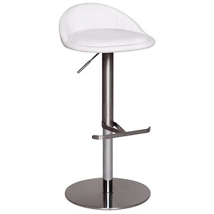 4250739288613 - Barhocker Durable M1 Edelstahl gebürstet Weiß 4250739288613 - Barhocker Durable M1 Edelstahl gebürstet Weiß