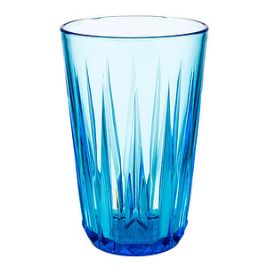 4004133105140 - APS CRYSTAL Trinkbecher - blau Robuster Getränkebecher aus unzerbrechlichem Material Maße (Ø x H) 8 x 125 cm 03 Liter