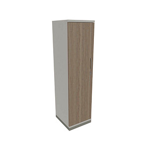 4260429763832 - fm Aktenschrank Sidney 4260429763832 weiß eiche natur 3 Fachböden 400 x 442 x 1517 cm