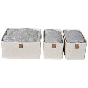 LOVE !T STORE !T Premium Aufbewahrungskörbe-Set beige, 1 Set