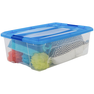 8716382166570 - Aufbewahrungsbox Clear NTB 6294 außen 395x575x205cm Polypropylen transparent blau 8716382166570 IRIS Ohyama 8716382166570 - Aufbewahrungsbox Clear NTB 6294 außen 395x575x205cm Polypropylen transparent blau 8716382166570 IRIS Ohyama