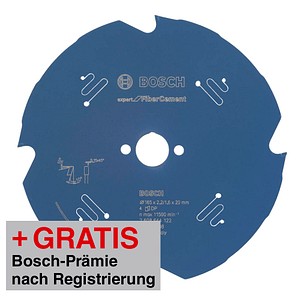3165140796880 - AKTION BOSCH EXPERT for Fiber Cement Kreissägeblatt 1650 mm 4 Zähne mit Prämie nach Registrierung 3165140796880 - AKTION BOSCH EXPERT for Fiber Cement Kreissägeblatt 1650 mm 4 Zähne mit Prämie nach Registrierung