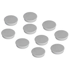 4016946051422 - Haftmagnete HMS3612 rund 38x7mm (ØxH) grau 2500g Haftkraft 4016946051422 HMS3612 10 Stück
