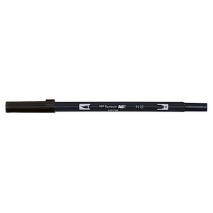 Tombow ABT Dual Brush-Pen schwarz, 1 St.