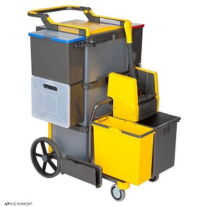 4006533069480 - Vermop Reinigungswagen SHOPSTER TREPPE SPRINT LxBxH 830 x 700 x 1000 mm mit höhenverstellbarem Schiebegriff 4006533069480 - Vermop Reinigungswagen SHOPSTER TREPPE SPRINT LxBxH 830 x 700 x 1000 mm mit höhenverstellbarem Schiebegriff