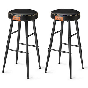 0194343187174 - Vasagle echo Kollektion Barhocker 2er Set Barstuhl Küchenstuhl Kunstleder 762 cm hoch für Küche Esszimmer einfacher Aufbau basisschwarz 0194343187174 - Vasagle echo Kollektion Barhocker 2er Set Barstuhl Küchenstuhl Kunstleder 762 cm hoch für Küche Esszimmer einfacher Aufbau basisschwarz