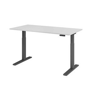 4032062185599 - Sitz-Steh-Schreibtisch VXMKA16 5 G elektrisch höhenverstellbar 70-120cm (H) 160x80cm (BxT) rechteckig grau graphit 4032062 4032062185599 - Sitz-Steh-Schreibtisch VXMKA16 5 G elektrisch höhenverstellbar 70-120cm (H) 160x80cm (BxT) rechteckig grau graphit 4032062