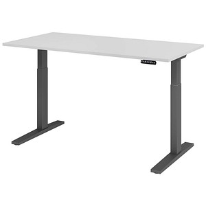 4032062185599 - Sitz-Steh-Schreibtisch VXMKA16 5 G elektrisch höhenverstellbar 70-120cm (H) 160x80cm (BxT) rechteckig grau graphit 4032062 4032062185599 - Sitz-Steh-Schreibtisch VXMKA16 5 G elektrisch höhenverstellbar 70-120cm (H) 160x80cm (BxT) rechteckig grau graphit 4032062