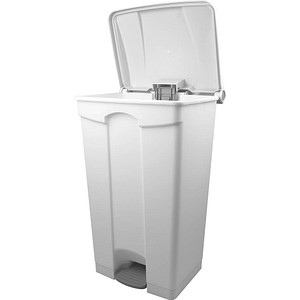 4012086013184 - helit Treteimer the step 90 Liter Hochwertiger Tretabfallbehälter aus stoßfestem Kunststoff Farbe weiß 4012086013184 - helit Treteimer the step 90 Liter Hochwertiger Tretabfallbehälter aus stoßfestem Kunststoff Farbe weiß