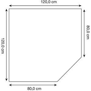 4032062170595 - HAMMERBACHER Verbindungsplatte XBT12 weiß Trapezform 1200 x 1200 x 25 cm 4032062170595 - HAMMERBACHER Verbindungsplatte XBT12 weiß Trapezform 1200 x 1200 x 25 cm