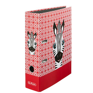 4008110298290 - herlitz Motivordner maXfile Cute Animals Zebra DIN A4 Rückenbreite 80 mm Schlitzordner Einband cellophaniert - 1 Stück (50040193) 4008110298290 - herlitz Motivordner maXfile Cute Animals Zebra DIN A4 Rückenbreite 80 mm Schlitzordner Einband cellophaniert - 1 Stück (50040193)