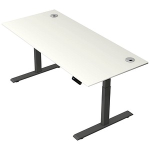 4044917451919 - Move 2 Plus elektrisch höhenverstellbarer Schreibtisch weiß rechteckig T-Fuß-Gestell anthrazit 1800 x 800 cm 4044917451919 Ke 4044917451919 - Move 2 Plus elektrisch höhenverstellbarer Schreibtisch weiß rechteckig T-Fuß-Gestell anthrazit 1800 x 800 cm 4044917451919 Ke