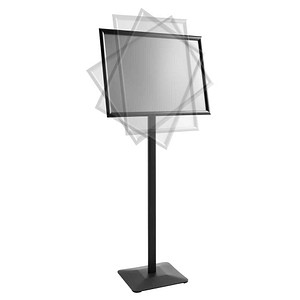 4068243055580 - Infoständer FLEX schwarz DIN A2 4068243055580 - Infoständer FLEX schwarz DIN A2