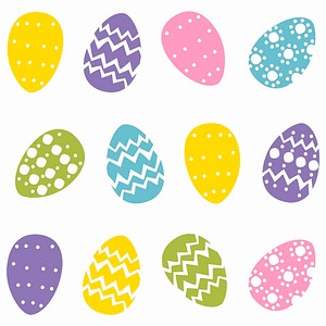 PAPSTAR Servietten Coloured Eggs Ostereier 50 St.