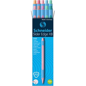 4004675140821 - Kugelschreiber Slider Edge XB blau Schreibfarbe farbsortiert 4004675140821 SN152220 10 Stück 4004675140821 - Kugelschreiber Slider Edge XB blau Schreibfarbe farbsortiert 4004675140821 SN152220 10 Stück