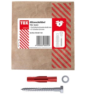 4049563060553 - TRI 1061 010601161 Dübel-Schrauben Set Ø 100 mm x 610 mm 4049563060553 2 Stück 4049563060553 - TRI 1061 010601161 Dübel-Schrauben Set Ø 100 mm x 610 mm 4049563060553 2 Stück