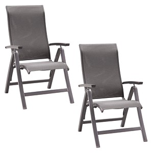 4043153088019 - BEST Gartenstuhl Klappsessel Larino anthrazit matt anthrazit