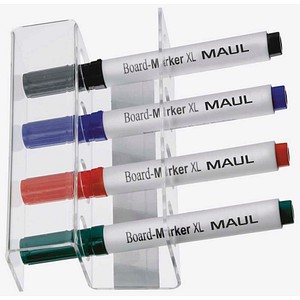 4002390039031 - MAUL magnetischer Stiftehalter transparent Acryl 4 Fächer 160 x 48 x 86 cm