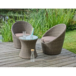 4041908109965 - Club Set Sitzgruppe Garten Sessel Lounge Tisch Rattan Optik