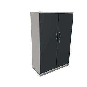 4260429763627 - fm Aktenschrank Sidney 4260429763627 weiß lavagrau 3 Fachböden 1000 x 442 x 1517 cm