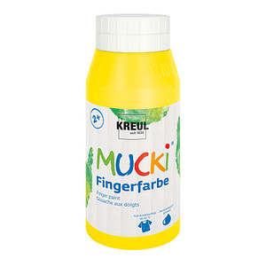 4000798032029 - MUCKI Fingerfarbe gelb 4000798032029 750 Milliliter