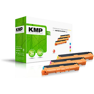 KMP B-T125X  cyan, magenta, gelb Toner kompatibel zu brother TN-247C/M/Y, 3er-Set