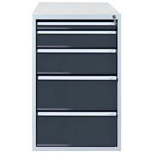 4050049515153 - Schubladenbox  anthrazit 51515 mit 5 Schubladen  4050049515153 ADB