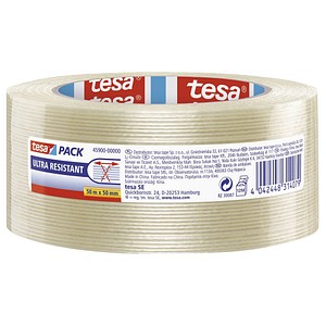 tesa Packband tesapack® 45900 Ultra Resistant transparent 50,0 mm x 50,0 m 1 Rolle