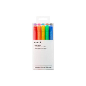 cricut™ Regenbogenfarben Glitzer-Gelstifte für Schneideplotter 10 St. farbsortiert (rot, orange, gelb, grün, blau, viole