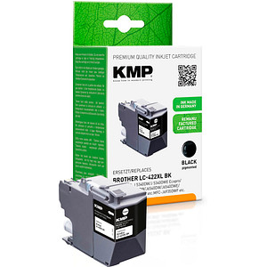 4011324001587 - KMP Patrone Brother MFC-J5340DW LC422XLBK black 3000S 66ml remanufactured