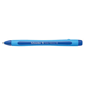 4004675064240 - Kugelschreiber Slider Memo XB 07mm XB blau nicht dokumentenecht Farbe des Schaftes cyan blau 4004675064240 - Kugelschreiber Slider Memo XB 07mm XB blau nicht dokumentenecht Farbe des Schaftes cyan blau