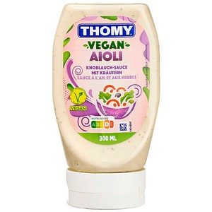 THOMY® Vegan Aioli Knoblauch-Sauce mit Kräutern  300,0 ml, 1 St.