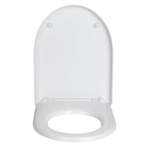4008838355589 - WC-Sitz Sindia aus bruchsicherem Duroplast belastbar bis 300 kg Weiß Duroplast weiß Edelstahl rostfrei - weiß - Wenko 4008838355589 - WC-Sitz Sindia aus bruchsicherem Duroplast belastbar bis 300 kg Weiß Duroplast weiß Edelstahl rostfrei - weiß - Wenko