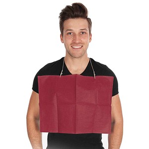 4015544711721 - Patientenservietten rot 2-lagig 460 x 330 cm 125 St