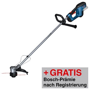 4059952654850 - AKTION BOSCH Professional GRT 18V-33 Akku-Rasentrimmer 180 V mit Prämie nach Registrierung 4059952654850 - AKTION BOSCH Professional GRT 18V-33 Akku-Rasentrimmer 180 V mit Prämie nach Registrierung