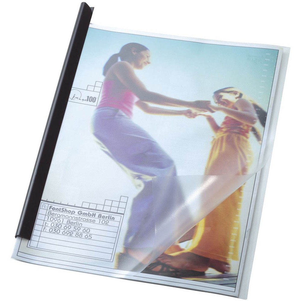 Peach Klemmschienen DIN A4 - 25 Stück Set Für Dokumente Bis 40 Blatt