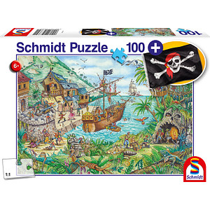 4001504563301 - In der Piratenbucht Puzzle 100 Teile 4001504563301 Schmidt