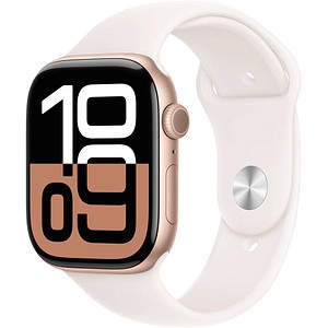 0195949564079 - Smartwatch APPLE Watch Series 10 Aluminium Smartwatches Gr 46 mm Cellular M L Sport Band rosegold (rosa rosegold) 0195949564079 - Smartwatch APPLE Watch Series 10 Aluminium Smartwatches Gr 46 mm Cellular M L Sport Band rosegold (rosa rosegold)