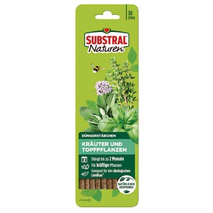 SUBSTRAL® Naturen® Kräuter und Topfpflanzen Düngerstäbchen, 30 St.