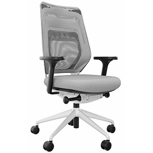 4260761570853 - Bürostuhl Asiento 4260761570853 Stoff grau Gestell grau