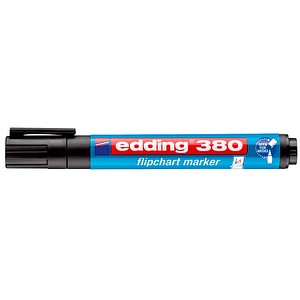 4004764013067 - Flipchartmarker 380 10er Etui schwarz 15-3mm Rundspitze 4004764013067 4-380001 10 Stück