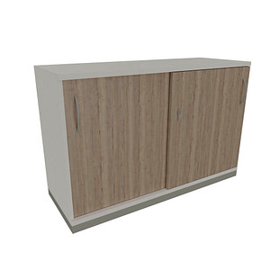 4260429765737 - fm Schiebetürenschrank Sidney 4260429765737 weiß eiche natur 1 Fachboden 1200 x 442 x 781 cm