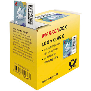 100 Deutsche Post 0,85 € Briefmarken “Brieftaube“ selbstklebend