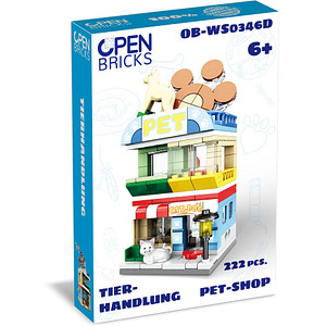 4260350565802 - OB-WS0346D Tierhandlung Bausatz 4260350565802 OPEN BRICKS