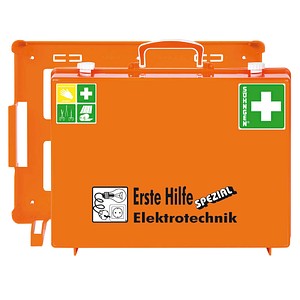 SÖHNGEN Erste-Hilfe-Koffer SPEZIAL MT-CD Elektrotechnik DIN 13157 + Erweiterung orange