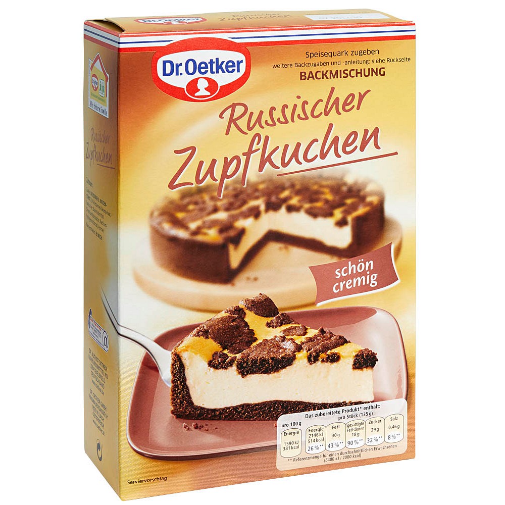 Dr Oetker Russicher Zupfkuchen Backmischungen Gunstig Online Kaufen Office Discount